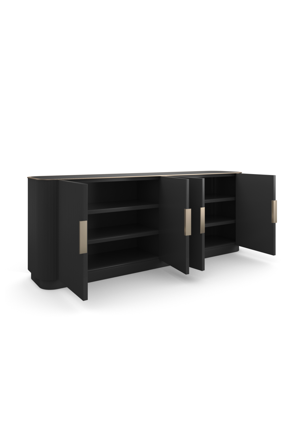   Fluted 4-Door Sideboard | Oroa.com