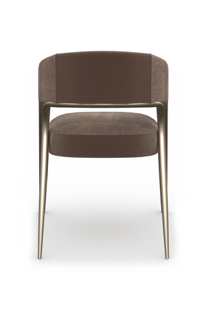   Open-Back Velvet Dining Chair | Oroa.com