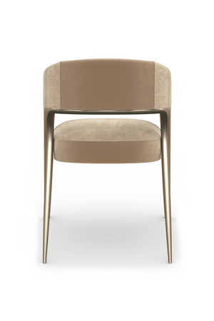   Open-Back Velvet Dining Chair | Oroa.com