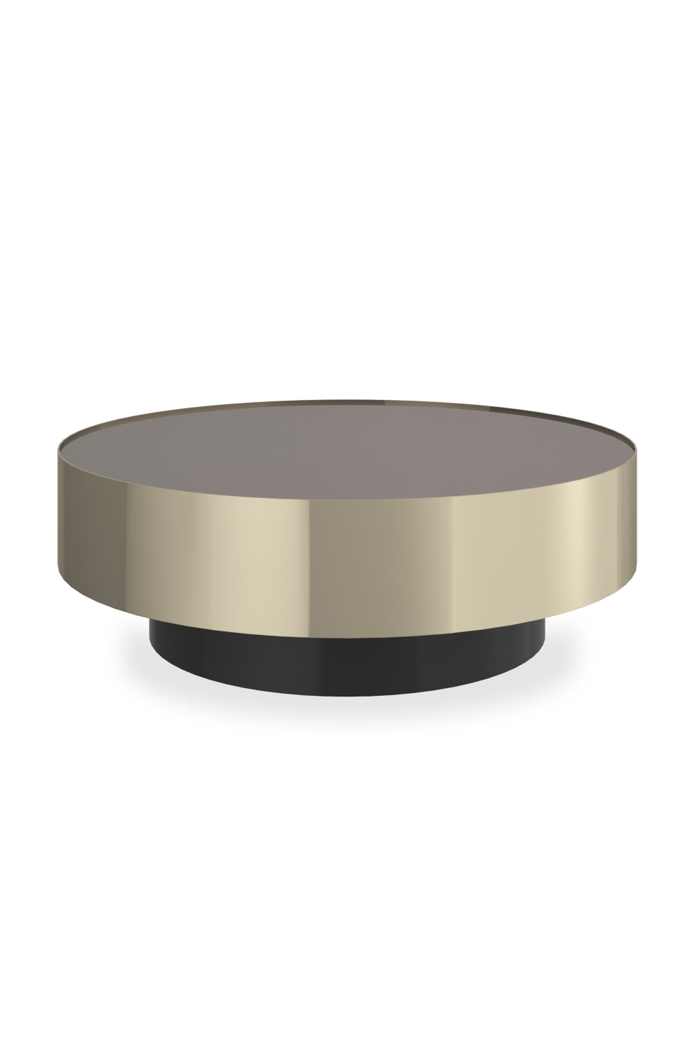   Round Bronze Mirror Coffee Table | Oroa.com