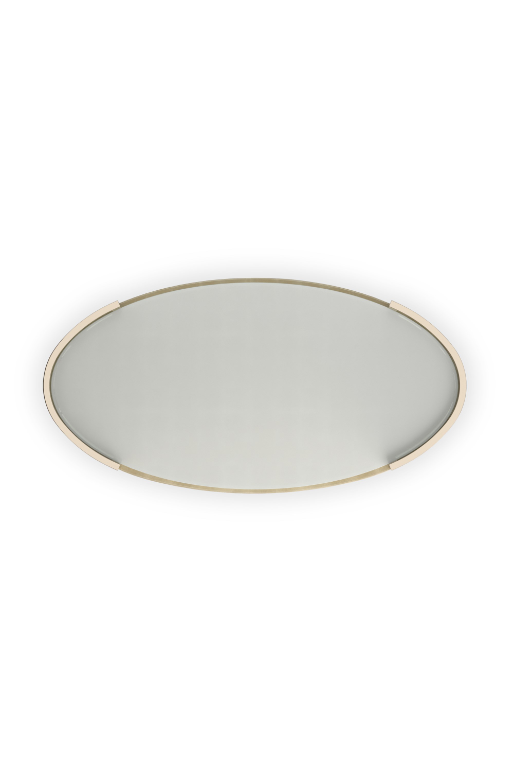   Glass Top Oval Coffee Table | Oroa.com