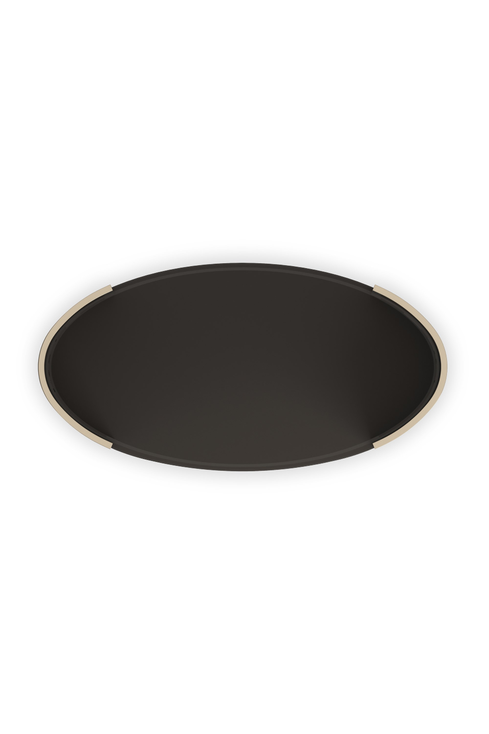   Glass Top Oval Coffee Table | Oroa.com