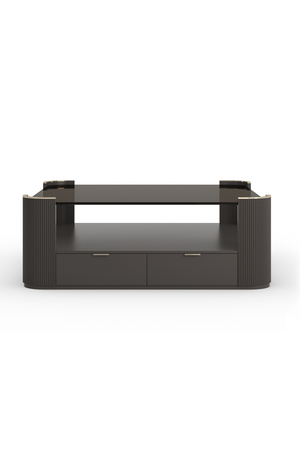   Glass Top Square Coffee Table | Oroa.com