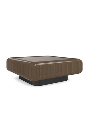   Bronze Glass Square Coffee Table | Oroa.com