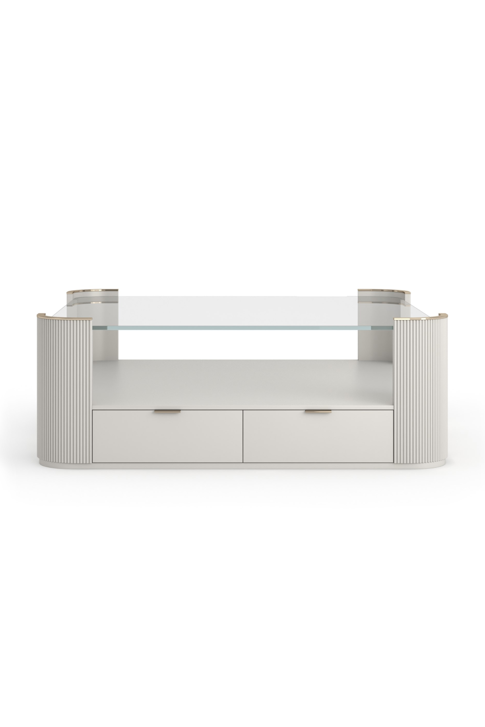   Glass Top Square Coffee Table | Oroa.com
