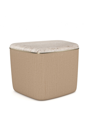   Ivory Bouclé Coffee Table | Oroa.com