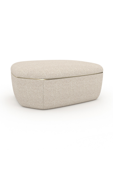   Ivory Bouclé Coffee Table | Oroa.com