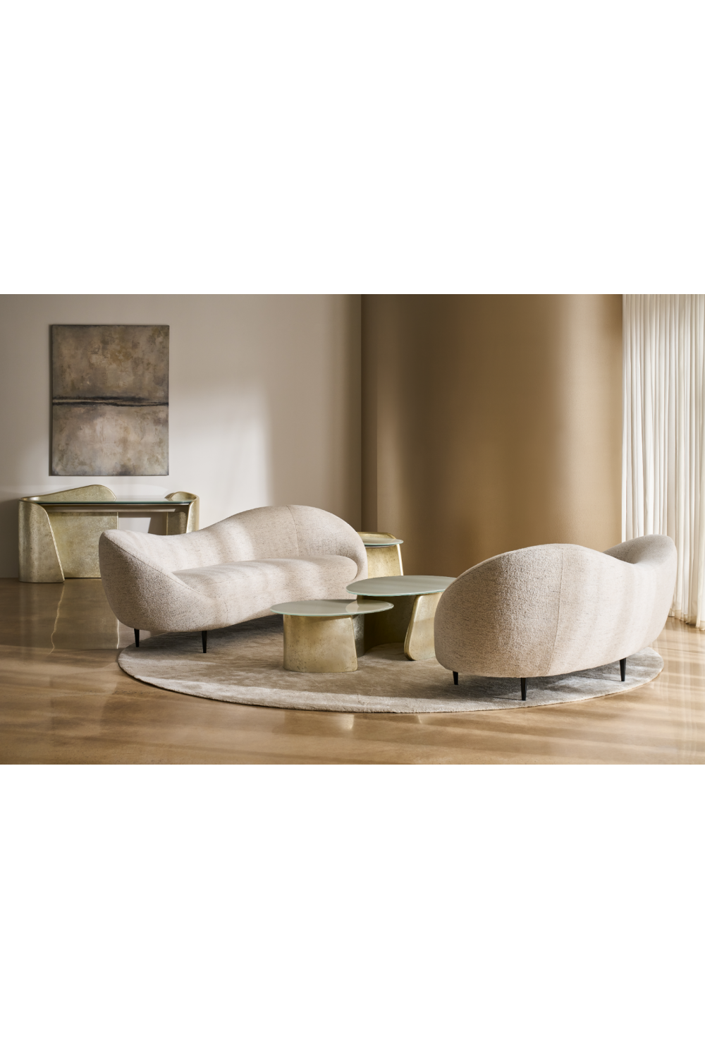   Frosted Glass Side Table | Oroa.com