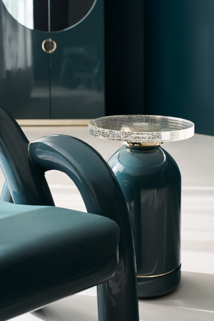   Seeded Glass Accent Table | Oroa.com
