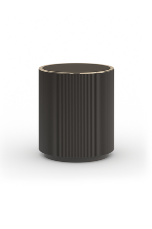   Glass Top Barrel End Table | Oroa.com