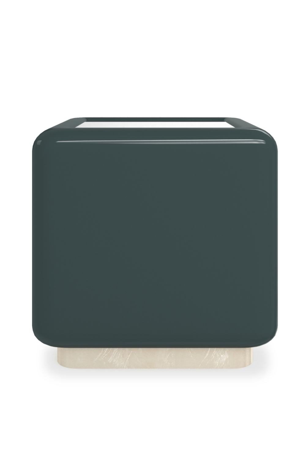   Mirror Top Cube Accent Table | Oroa.com