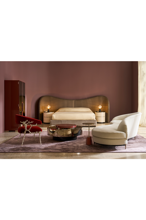   Red Gloss Accent Table | Oroa.com