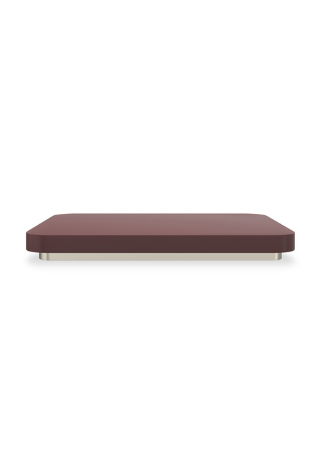   Red Gloss Square Accent Tray | Oroa.com