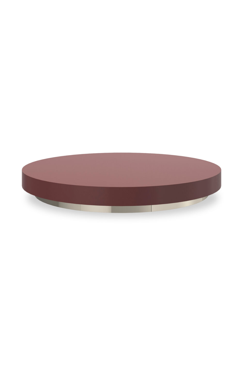   Red Cocktail Round Accent Tray | Oroa.com