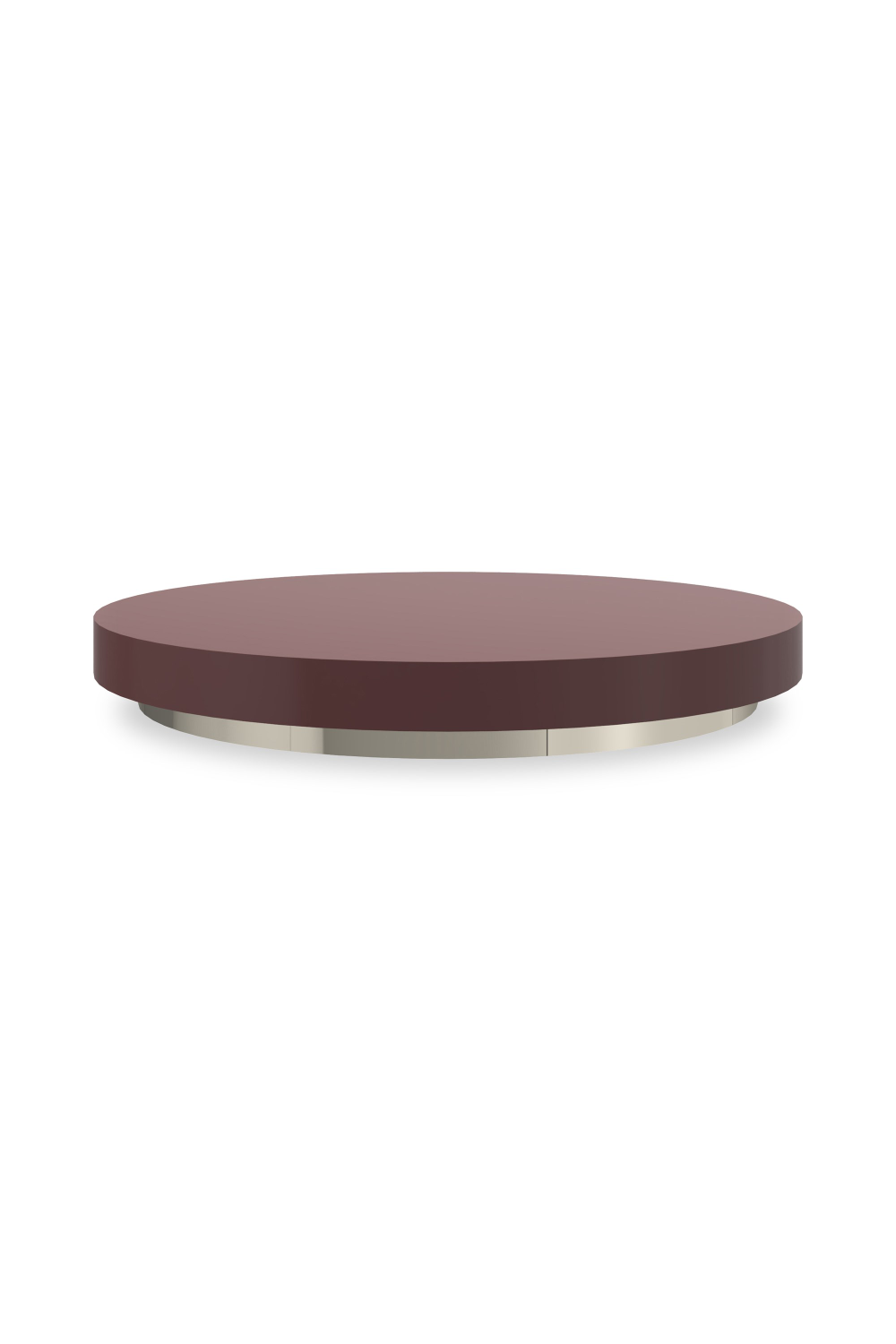   Red Cocktail Round Accent Tray | Oroa.com