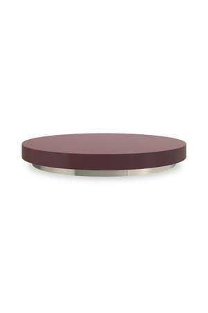   Red Cocktail Round Accent Tray | Oroa.com
