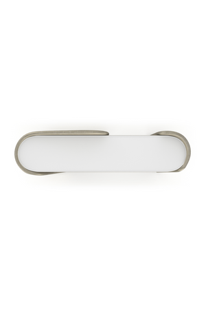   Oval Frosted Glass Console | Oroa.com