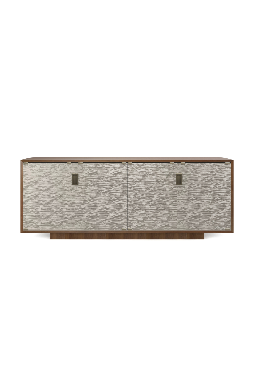   Textured Glass 4-Door Sideboard | Oroa.com