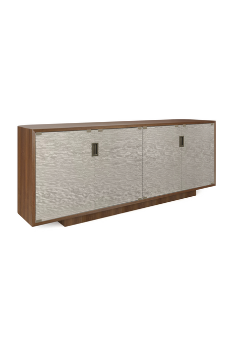   Textured Glass 4-Door Sideboard | Oroa.com