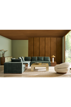   Textured Glass 4-Door Sideboard | Oroa.com