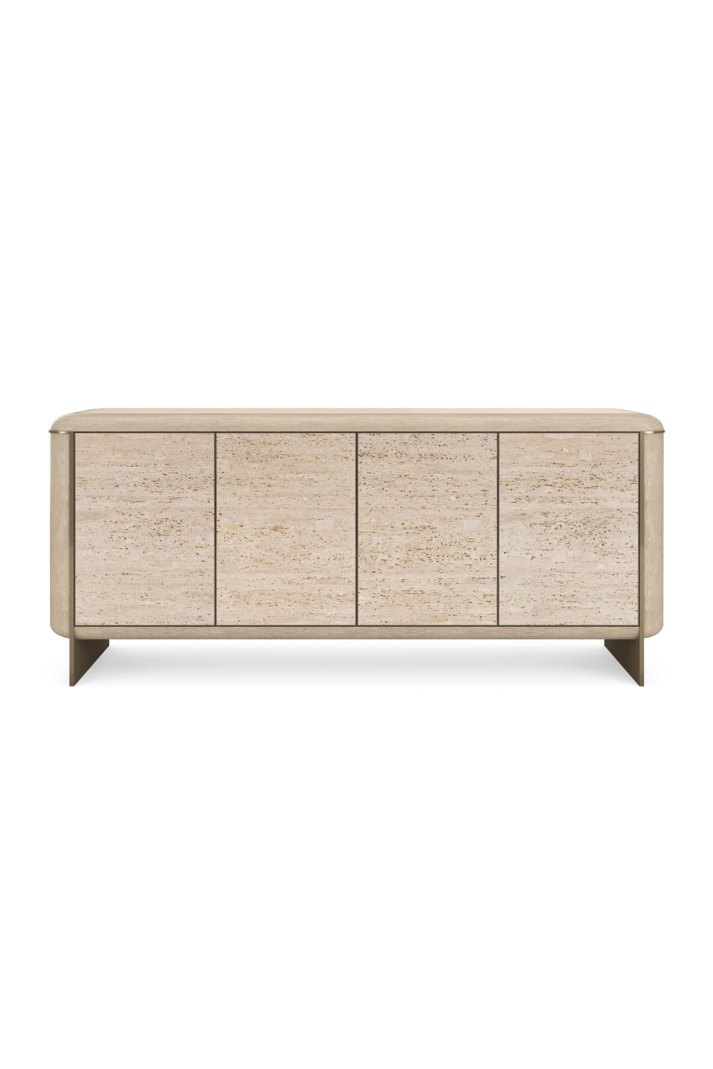   Travertine 4-Door Sideboard | Oroa.com