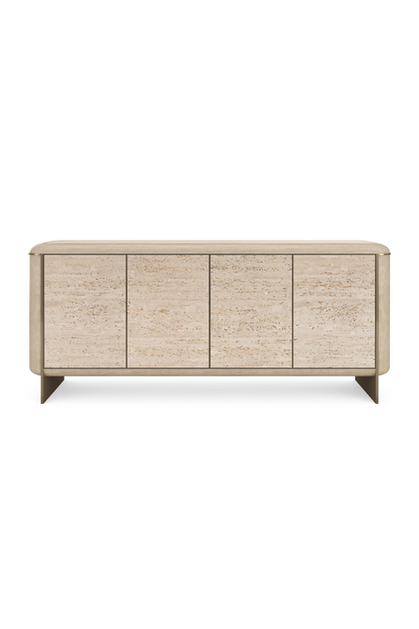   Travertine 4-Door Sideboard | Oroa.com