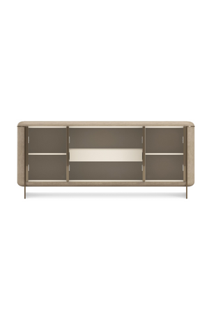   Travertine 4-Door Sideboard | Oroa.com