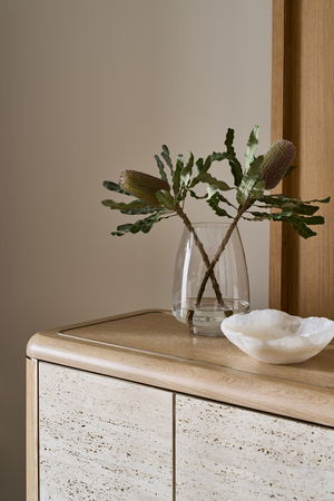   Travertine 4-Door Sideboard | Oroa.com