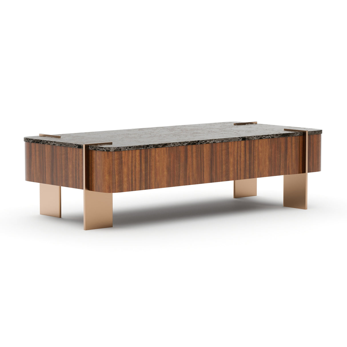   Rectangular Walnut Cocktail Table | Oroa.com