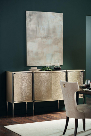   Curved Glass 4-Door Sideboard | Oroa.com