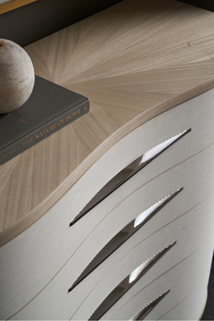  Vinyl Curved Dresser | Oroa.com