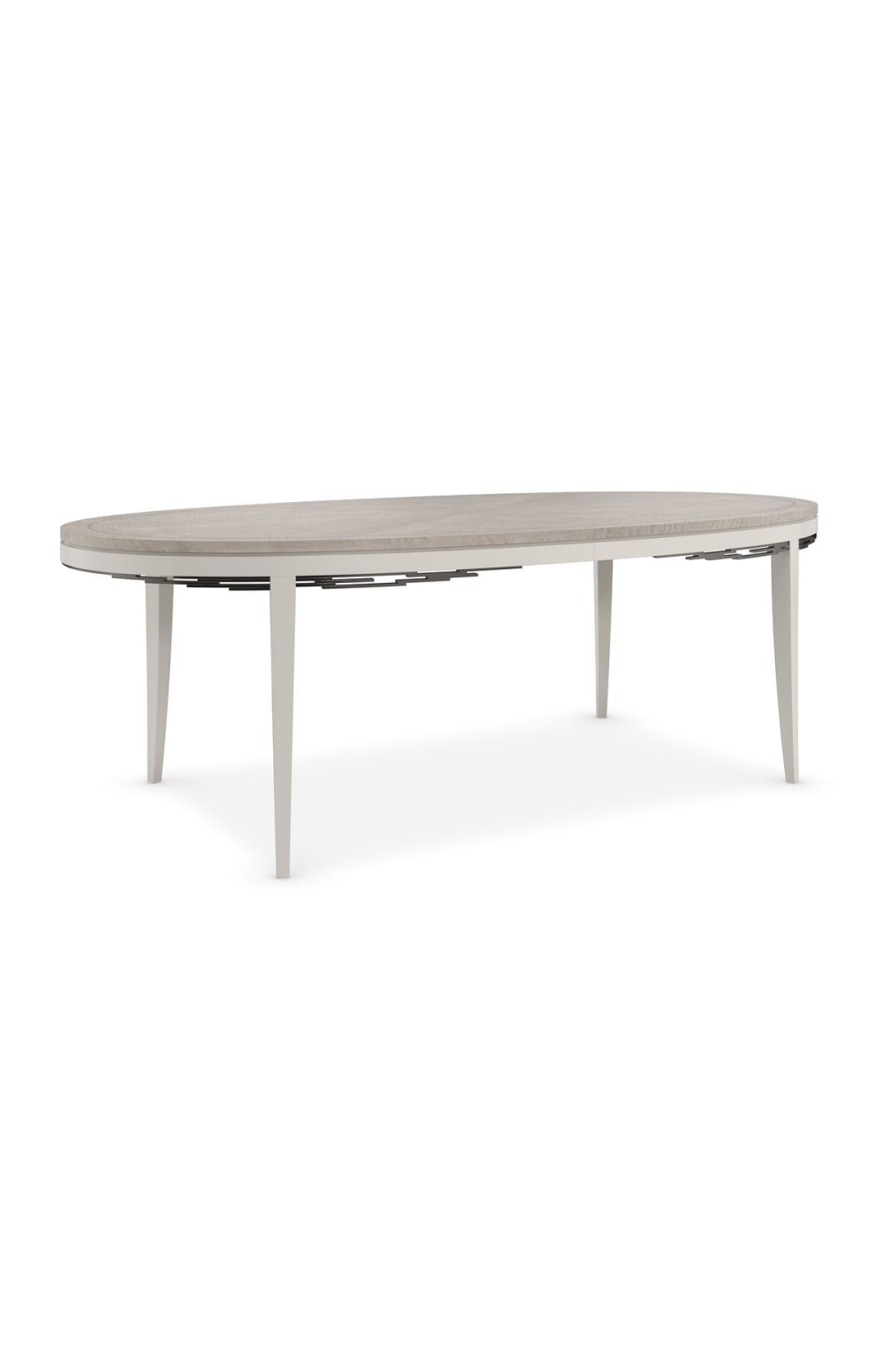   Gray Maple Oval Dining Table | Oroa.com
