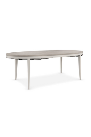   Gray Maple Oval Dining Table | Oroa.com