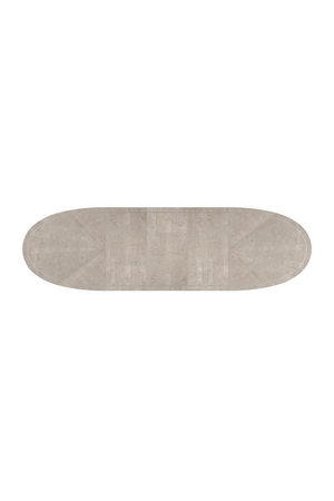   Gray Maple Oval Dining Table | Oroa.com