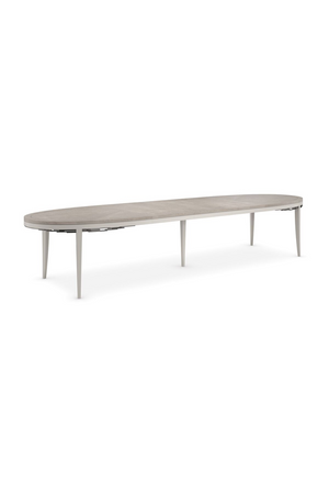   Gray Maple Oval Dining Table | Oroa.com