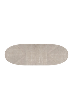   Gray Maple Oval Dining Table | Oroa.com