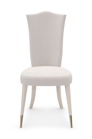   Camel-Back White Dining Chair | Oroa.com