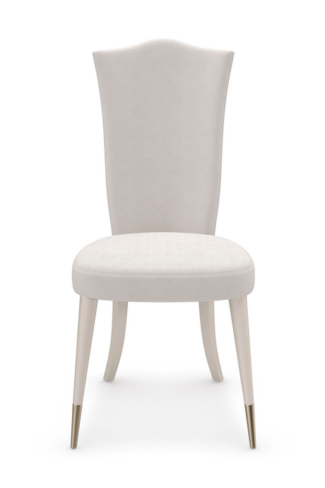   Camel-Back White Dining Chair | Oroa.com
