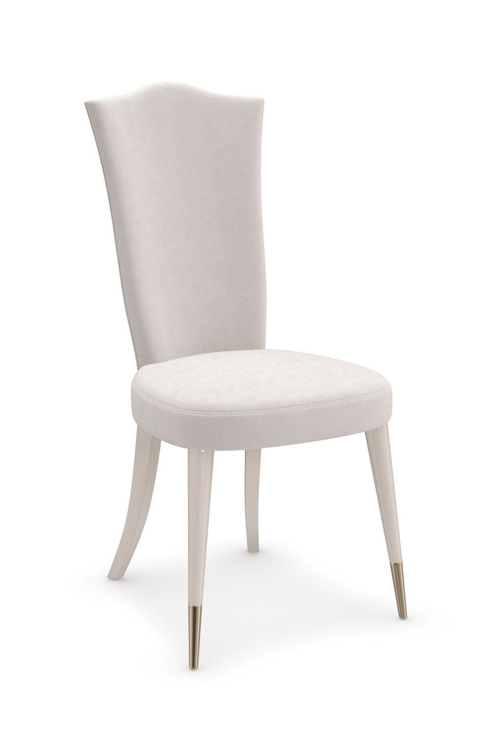  Camel-Back White Dining Chair | Oroa.com