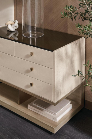   Modern Ivory Nightstand | Oroa.com