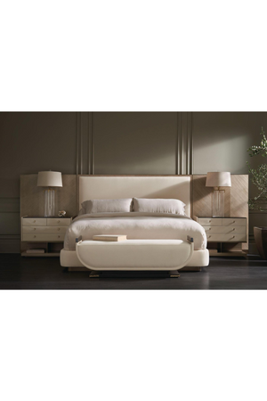   Modern Ivory Nightstand | Oroa.com