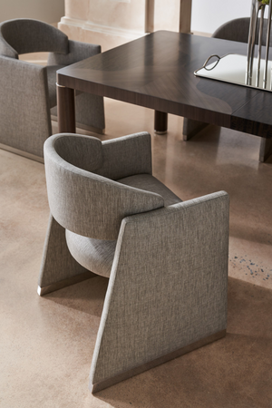   Gray Geometrical Dining Chair | Oroa.com