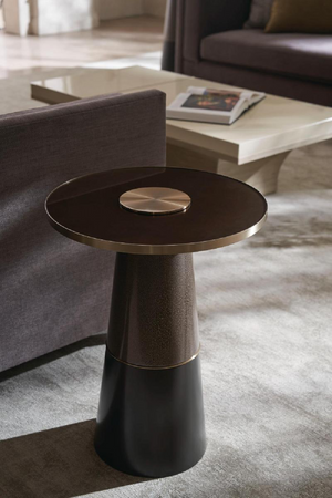   Glass Pedestal Side Table | Oroa.com