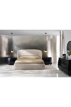   Black 8-Drawer Curved Dresser | Oroa.com