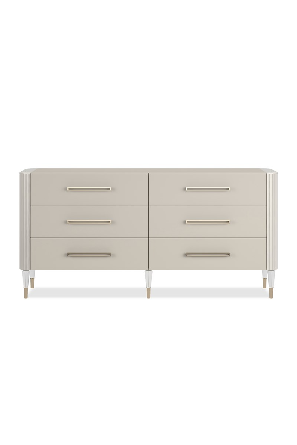   Pearlescent Vinyl 6-Drawer Dresser | Oroa.com