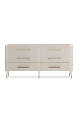   Pearlescent Vinyl 6-Drawer Dresser | Oroa.com