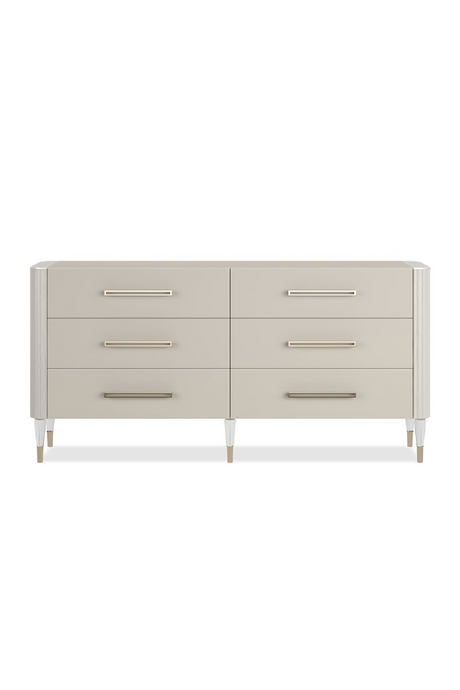   Pearlescent Vinyl 6-Drawer Dresser | Oroa.com