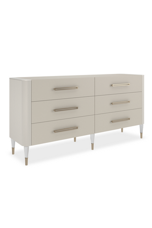   Pearlescent Vinyl 6-Drawer Dresser | Oroa.com