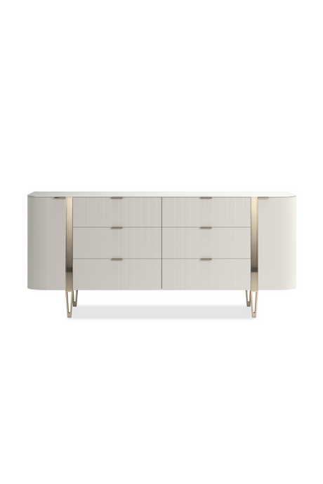   Fluted Front 6-Drawer Dresser | Oroa.com