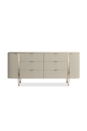   Fluted Front 6-Drawer Dresser | Oroa.com